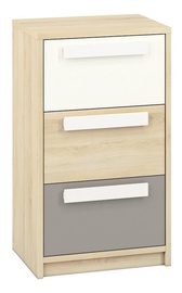 Komoda ML Meble Drop 11 Beech/Dark Grey
