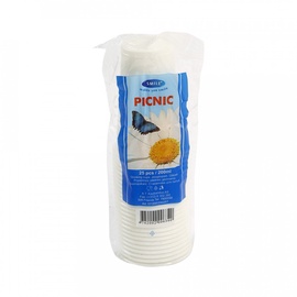 Ühekordne tass Picnic, 25 tk
