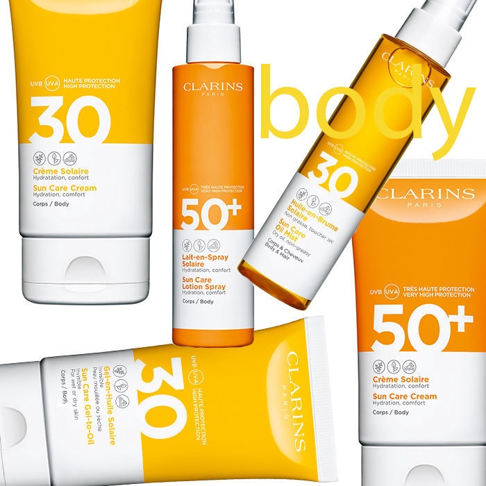 clarins sun cream 50