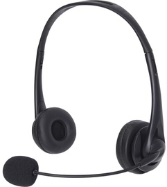 Laidinės ausinės Sandberg USB Office Headset, juoda