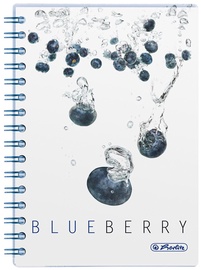 Herlitz Spiral Pad A5 Fresh Fruit Blueberry