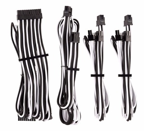 Corsair Premium Individually Sleeved PSU Cables Starter Kit Type 4 Gen 4 White/Black