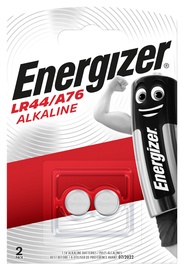Батареи Energizer BEFA7-A76, LR44/A76/SR44/AG13, 1.5 В, 2 шт.