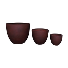 Puķu pods Domoletti RP17-285, keramika, Ø 35 cm, sarkana
