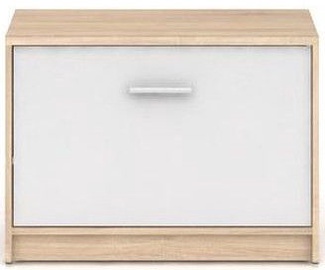 Apavu plaukts Black Red White Nepo Plus Sonoma Oak/White, 700x340x500 mm