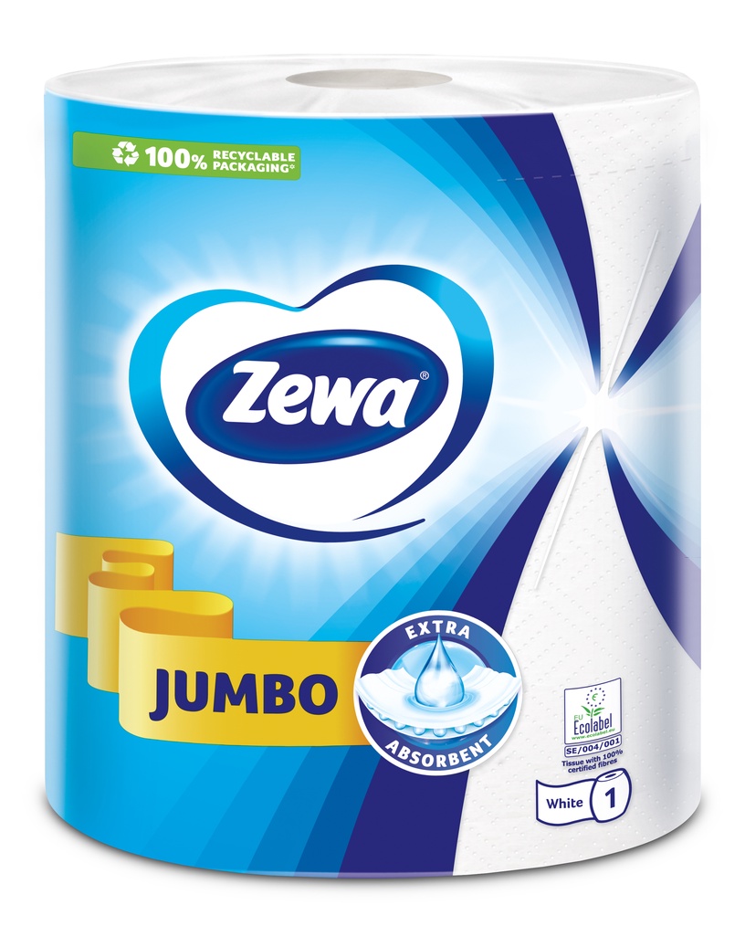 Бумажные полотенца Zewa Jumbo, 2 сл