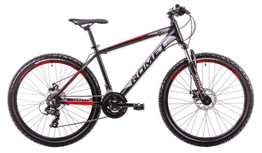 Dviratis Romet Rambler R6.2 17" 26" Black Red 19