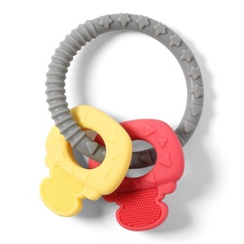 Прорезыватель BabyOno Ortho Keys Yellow/Red