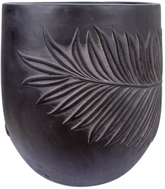 Puķu pods Home4you Palm-2 88045, pelēka, Ø 440 mm