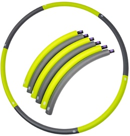 Гимнастический обруч SportVida Hula Hoop Ring 90cm Grey/Green