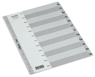 Bantex Strong Line Divider Index Months