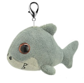 Mīkstā rotaļlieta Wild Planet Shark, pelēka, 8 cm