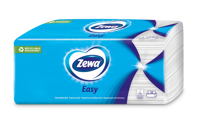 Бумажные полотенца Zewa easy, 2 сл, 120 л.