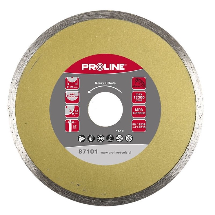 Deimantinis diskas Proline, 125 mm x 22 mm x 2 mm
