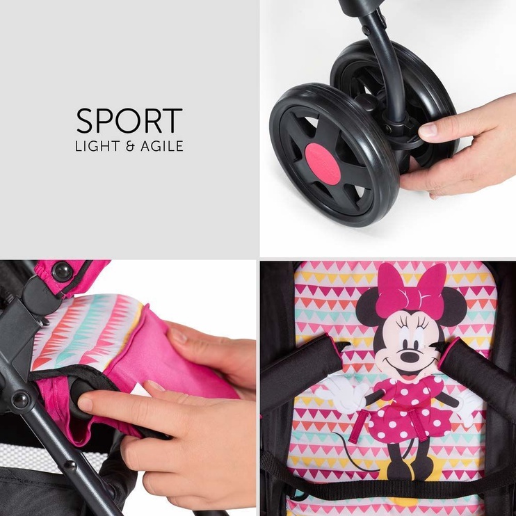 Sportinis vežimėlis Hauck Disney Sport Minnie Geo, rožinis