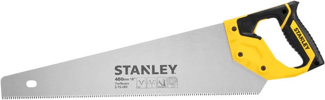 Rankinis pjūklas Stanley, mediena, 450 mm