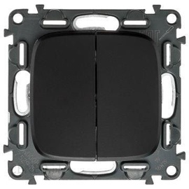 Выключатель Legrand Allure, 2 кл., черный