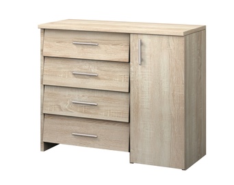Batų spintelė Idzczak Meble 03 Sonoma Oak, 800x370x680 mm