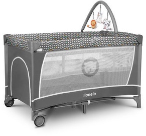 Детская кроватка Lionelo Flower 2in1 Grey Sacandi
