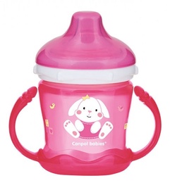 Canpol Babies Sweet Fun Non Spill Cup Pink 180ml