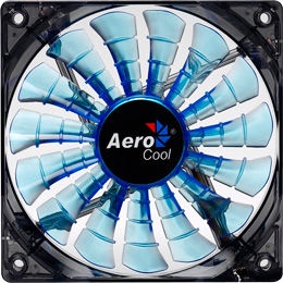 AeroCool Shark Blue Edition PC Fan 120mm AEROSF-12BLUE