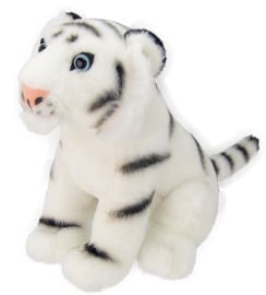 Mīkstā rotaļlieta Wild Planet White Tiger, balta, 25 cm