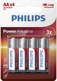 Baterijas Philips, AA, 1.5 V, 4 gab.