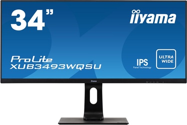 Монитор Iiyama ProLite XUB3493WQSU-B1, 34″, 4 ms