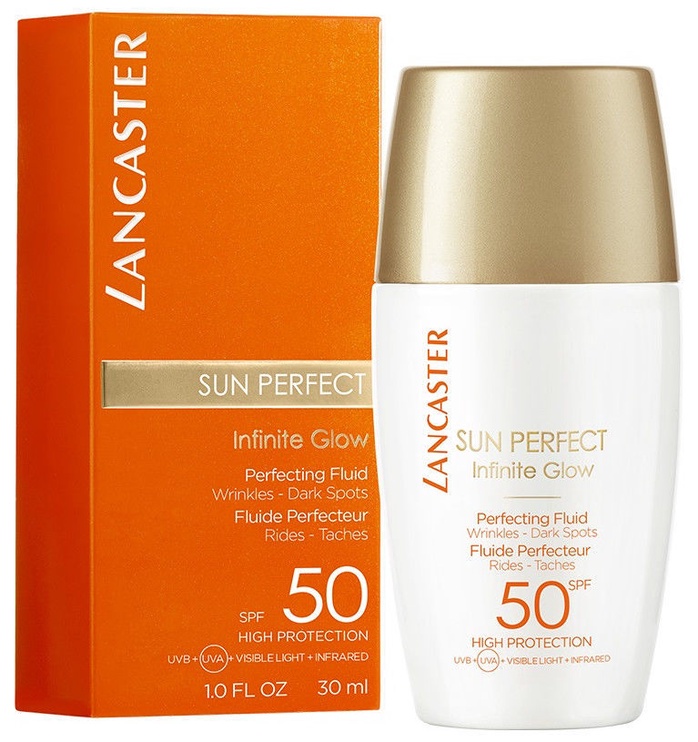 Солнцезащитный лосьон Lancaster Sun Perfect Infinite Glow Perfecting Fluid SPF50, 30 мл