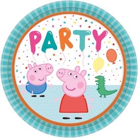 PAPĪRA ŠĶĪVJI PEPPA PIG 22,8CM 8 GAB.