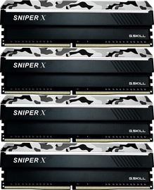 G.SKILL Sniper X Urban Camo 32GB 2400MHz CL17 DDR4 KIT OF 4 F4-2400C17Q-32GSXW