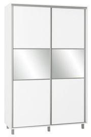 Spinta Bodzio SZP150W White, 150x60x240 cm, su veidrodžiu