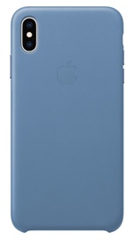 Apple Leather Back Case For Apple iPhone XS Max Cornflower