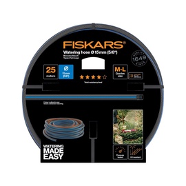 Поливочный шланг Fiskars Q4, 15 мм, 25 м
