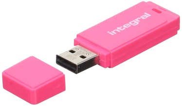 USB atmintinė Integral Neon Pink, USB 2.0, 8 GB