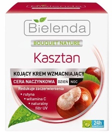 Крем для лица Bielenda Bouquet Nature Chestnut Capillary Strengthening, 50 мл