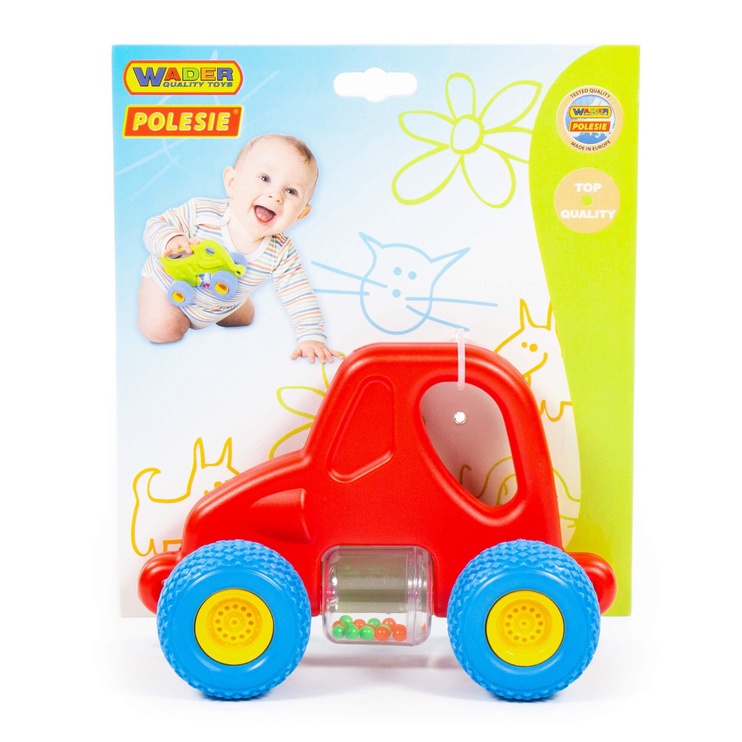 Игрушка-каталка Wader-Polesie Baby Gripcar Tractor 38210, 25 см, красный