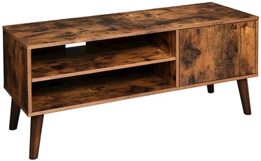TV galds Songmics, brūna, 110 cm x 40 cm x 49.5 cm