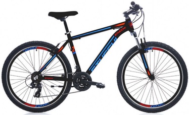 Dviratis kalnų Stucchi MTB, 26 ", 18" rėmas, mėlynas/juodas/raudonas