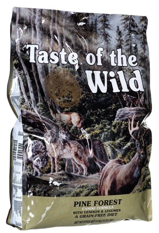 Sausā suņu barība Taste of the Wild Pine Forest, savvaļas dzīvnieku gaļa, 5.6 kg