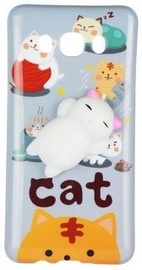 Mocco 4D Cat D4 Back Case Huawei Mate 10 Lite Grey