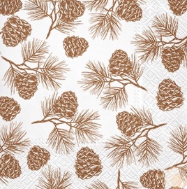 Paw Decor Collection Cones Napkins 33x33cm