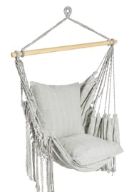 Dārza krēsls, stiprināms Home4you Lazy Grey 20640, pelēka