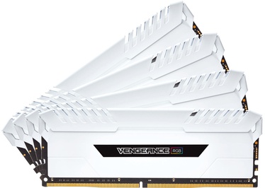 Corsair Vengeance RGB LED White 32GB 3000MHz CL16 DDR4 KIT OF 4 CMR32GX4M4C3000C16W