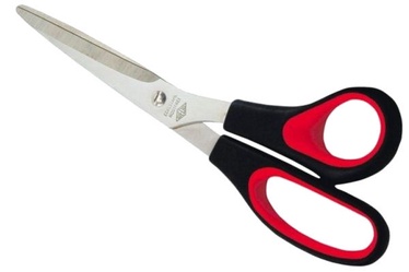 Ножницы Asi Collection, простые, черный/красный