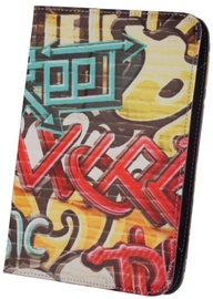 GreenGo Universal Book Case With Stand 7-8" Graffiti Street
