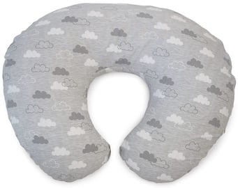 Chicco Boppy Pillow With Cotton Slipcover Clouds