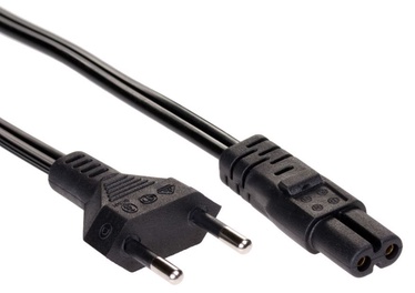 Akyga Power Cable Euro plug / IEC C7 Black 3m