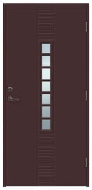 Дверь улица Viljandi Andrea 7, правосторонняя, коричневый, 208.8 x 89 x 6.2 см