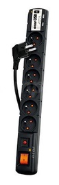 Acar Power Strip 6 Outlet Black 3m